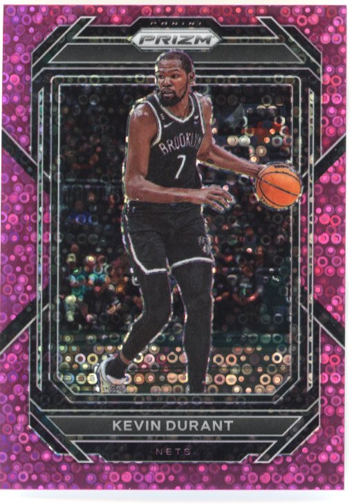 2022/23 Panini Prizm Kevin Durant #10 - Pink Disco #/50 Nets