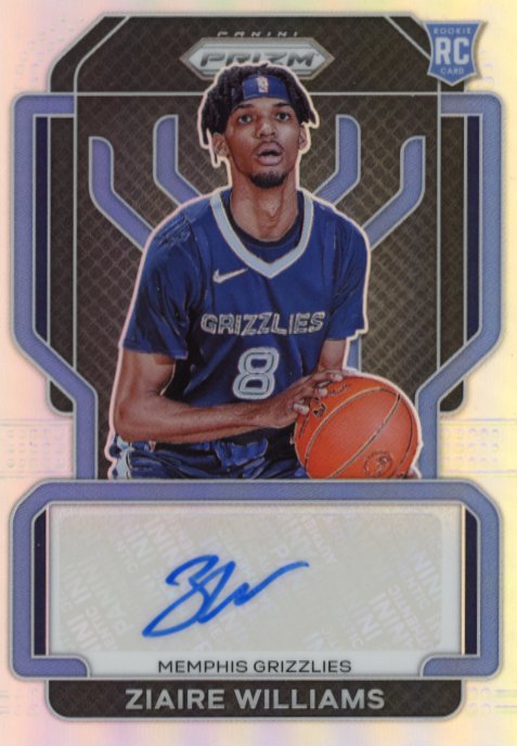 2021/22 Panini Prizm Ziaire Williams RC #RS-ZWL - Autograph Refractor Grizzlies