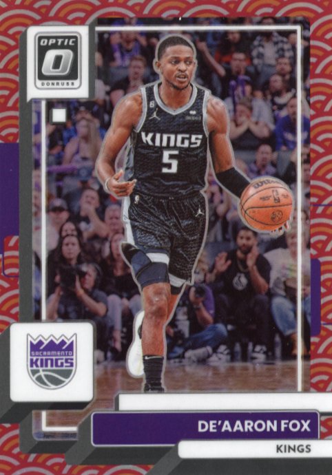 2022/23 Panini Donruss Optic De'Aaron Fox #130 - Photon Kings