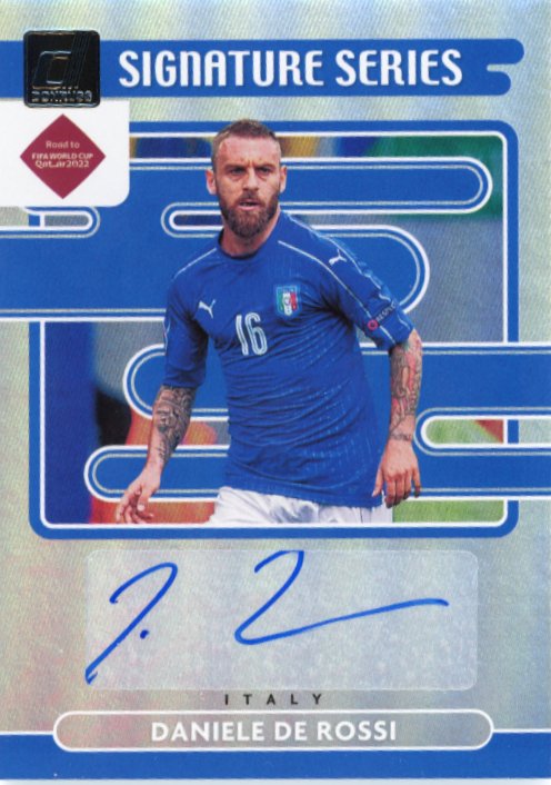 2021/22 Panini Donruss Daniele De Rossi Signature Series #SS-DDR - Autograph Silver Italy