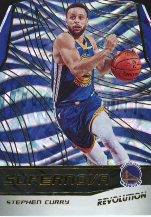 2019/20 Panini Revolution Stephen Curry Supernova #1 - Fractal Warriors