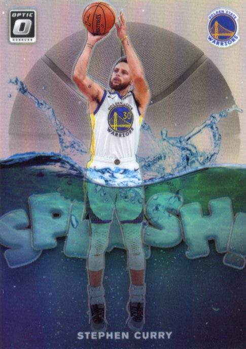 2019/20 Panini Donruss Optic Stephen Curry Splash #4 - Silver Warriors