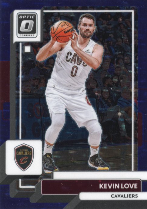 2022/23 Panini Donruss Optic Kevin Love #78 - #/17 Purple Stars Cavilers