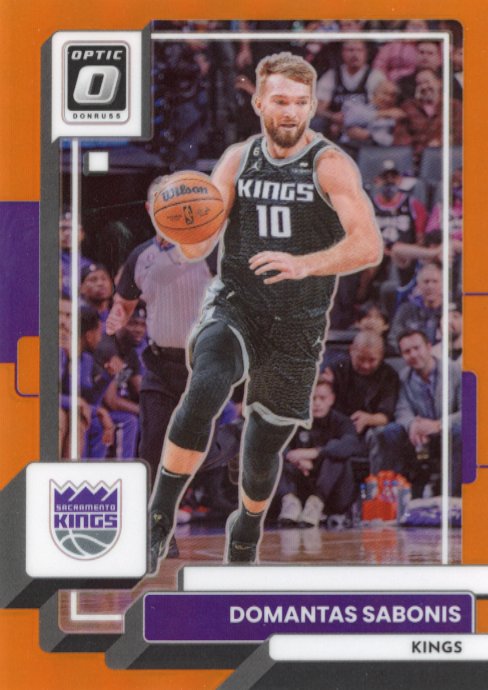 2022/23 Panini Donruss Optic Domantas Sabonis #117 - Orange #/199