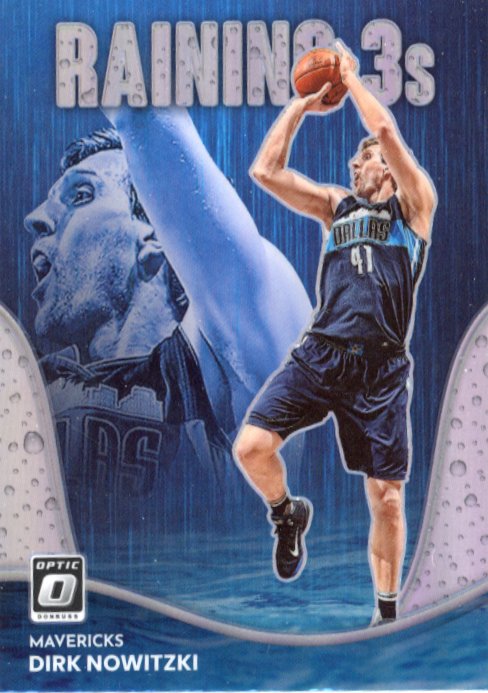 2022/23 Panini Donruss Optic Dirk Nowitzki #19 Raining 3s #19 - Mavericks