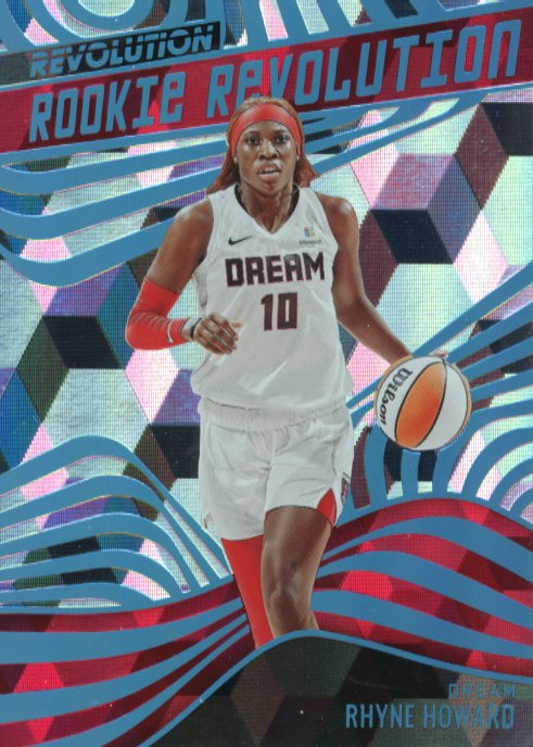 2022 Panini WNBA Revolution Rhyne Howard Rookie Revolution #4 - Blue #/50 Dream