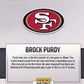 2022 Panini Instant Brock Purdy RC #134 - 49ers