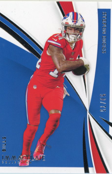 2021 Panini Immaculate Stefon Diggs #8 - #/75 Bills