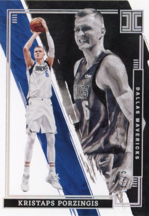 2021/22 Panini Impeccable Kristaps Porzingis #33 - #/25 Mavericks