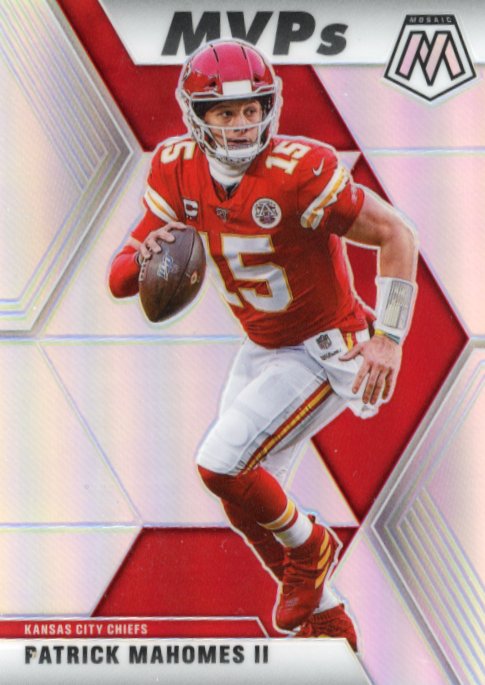 2020 Panini Mosaic Patrick Mahomes II MVPs #297 - Silver Cheifs