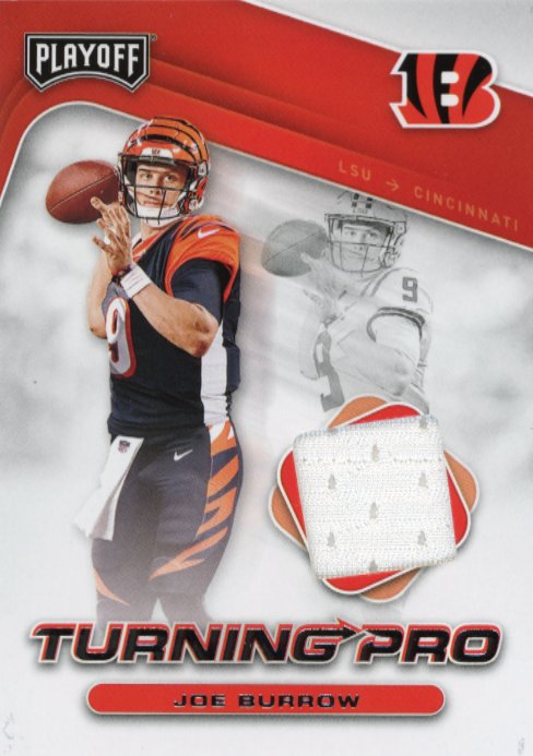 2020 Panini Playoff Joe Burrow Turning Pro TP-1 - Relic Bengals