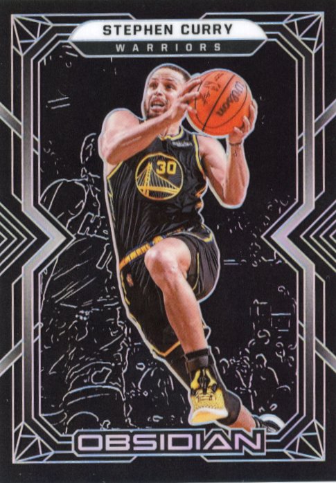 2021/22 Panini Obsidian Stephen Curry #30 - Silver Warriors