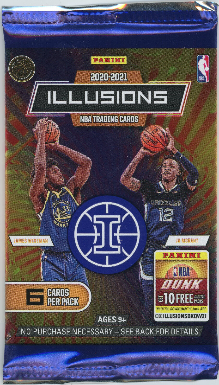 2020/21 Panini Illusions Basketball Retail Pack