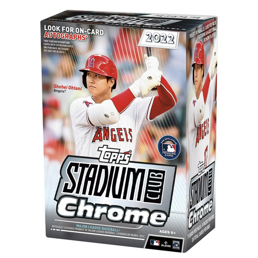 2022 Topps Stadium Club Chrome Baseball Blaster Box