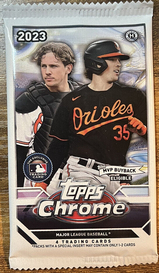 2023 Topps Chrome Baseball Hobby Pack