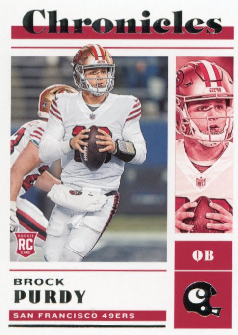 2022 Panini Chronicles Brock Purdy RC #MAG-27 - Magnitude 49ers