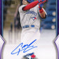 2023 Bowman Chrome Gabriel Martinez 1st #CPA-GMA - #/250 Purple Autograph Blue Jays