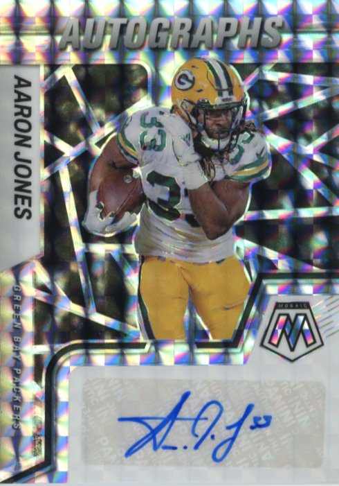 2022 Panini Mosaic Aaron Jones #AM-AJ - Mosaic Autograph Packers