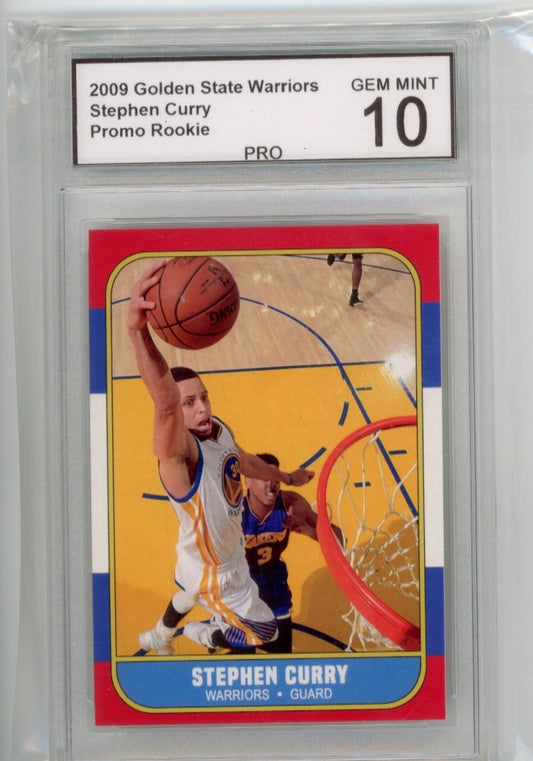 2009 Golden State Warriors Stephen Curry Promo Rookie - PRO 10