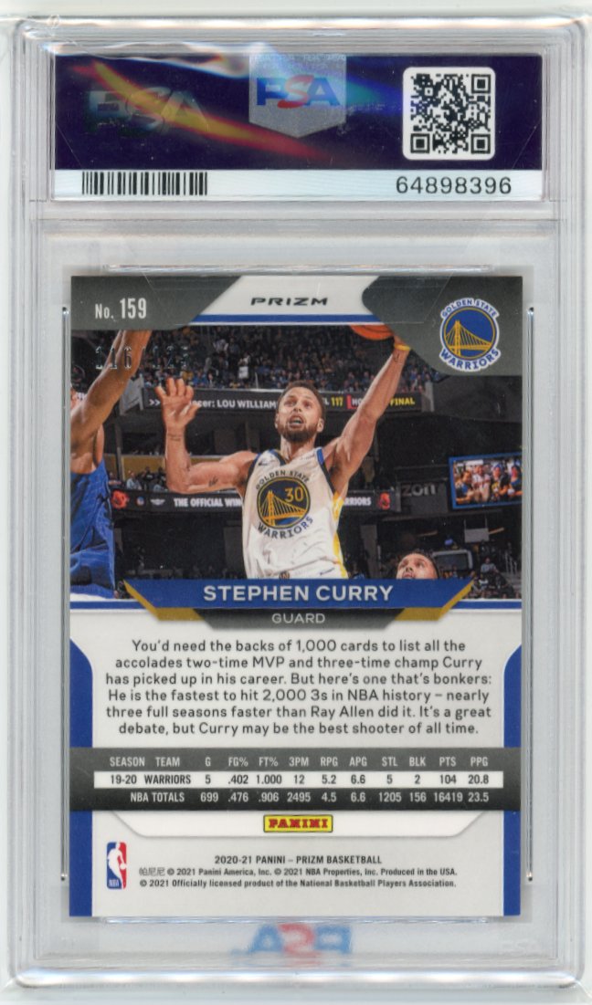 2017 Panini Select Klay Thompson #66 - #/199 Maroon PSA 10 Warriors