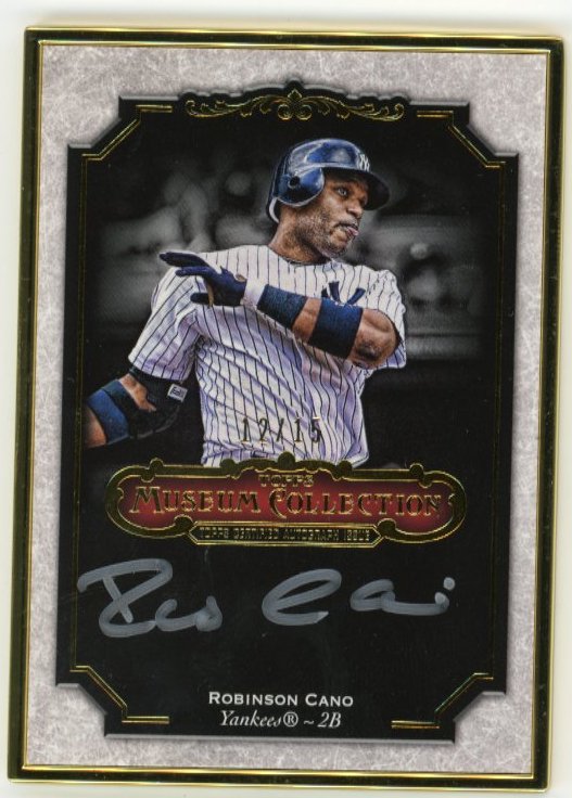 2012 Topps Museum Collection Robinson Cano Art of Hitting #MCA-RC - Autograph #/15 Yankees