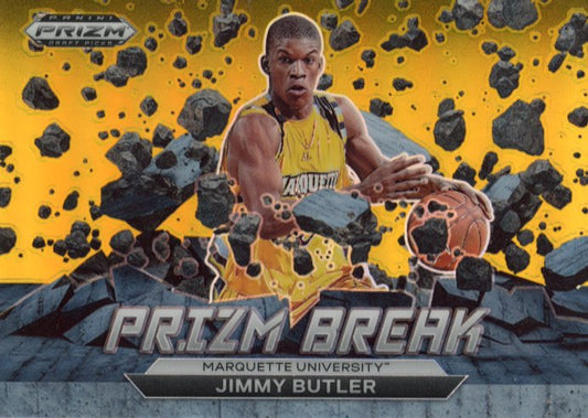 2023 Panini Prizm Draft Picks Jimmy Butler #17 - #/10 Gold Heat