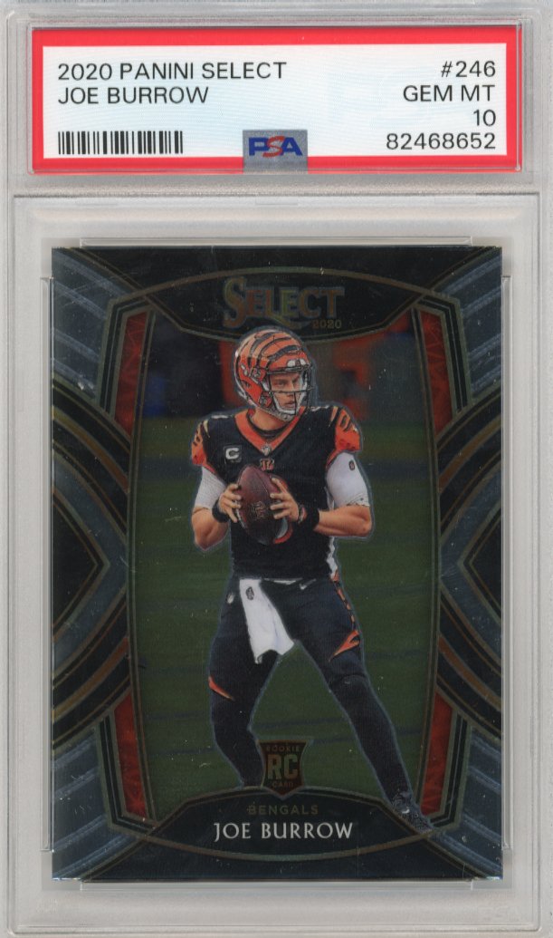 2020 Panini Select Joe Burrow RC #246 - PSA 10 Bengals