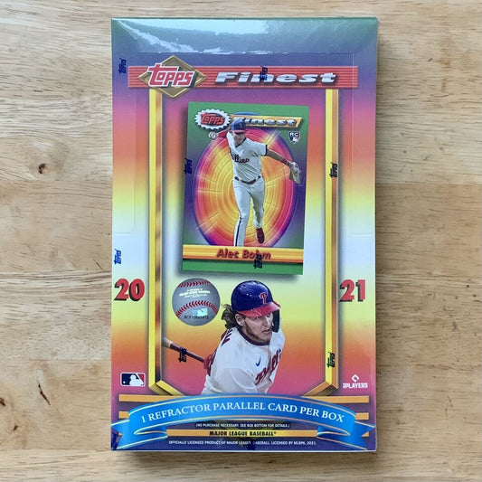 2021 Topps Finest Flashback Baseball Hobby Box