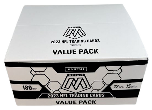 2023 Panini Mosaic Football Value Pack Box