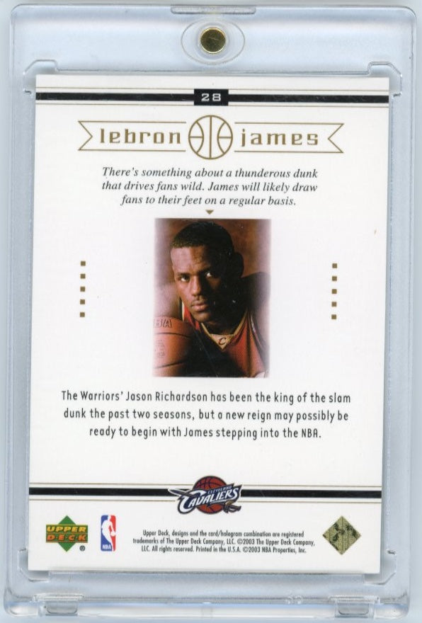 2003/04 Upper Deck Lebron James New Reign #28 - Cavaliers