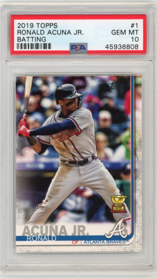 2019 Topps Ronald Acuna Jr. #1 - PSA 10 Braves