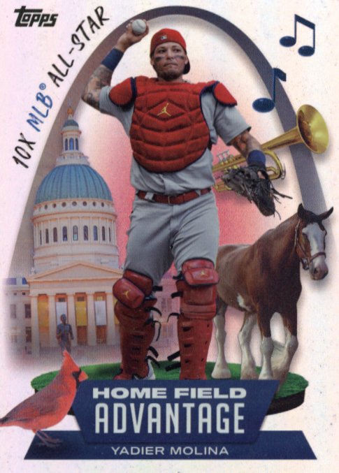 2022 Topps Yadier Molina #HA-16 - Home Field Advantage SP Cardinals