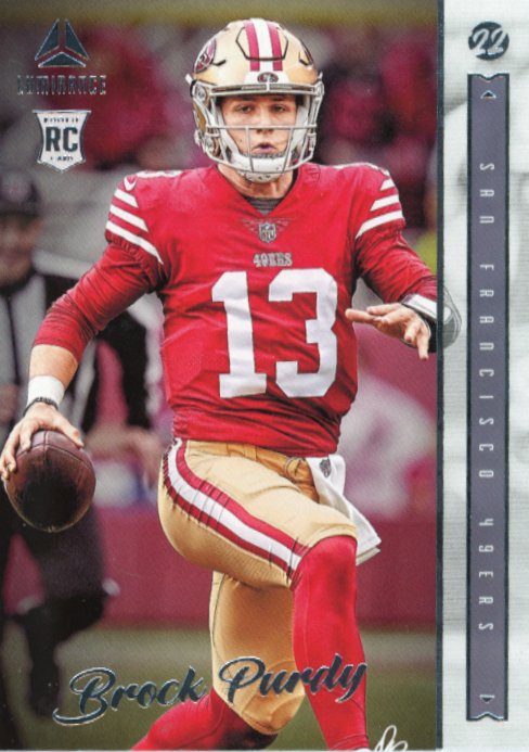 2022 Panini Chronicles Luminance Brock Purdy RC #213 - 49ers