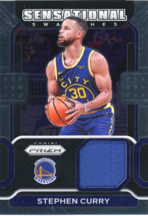 2021/22 Panini Prizm Stephen Curry #SW-SCY - Patch Warriors