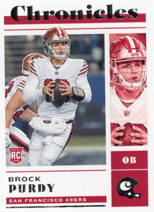 2022 Panini Chronicles Brock Purdy RC #41 - 49ers