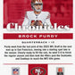 2022 Panini Chronicles Brock Purdy RC #41 - 49ers