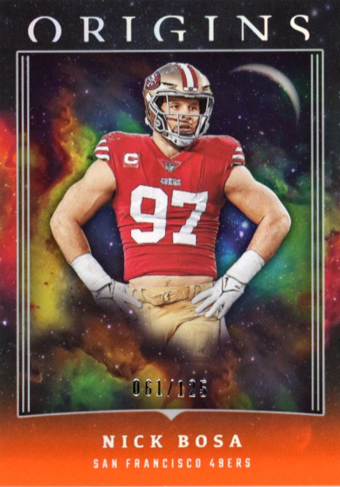 2023 Panini Origins Nick Bosa #99 - Orange #/125 49ers