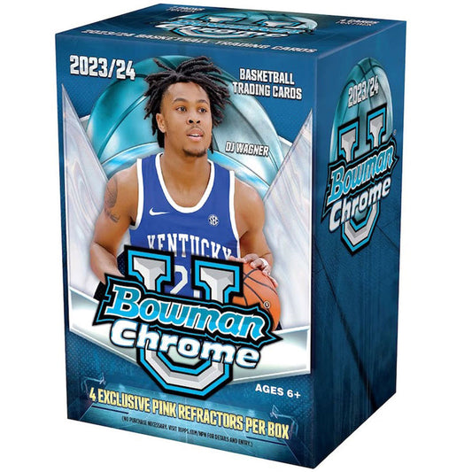 2023/24 Topps Bowman Chrome University Basketball Blaster Box