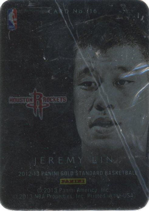 2012/13 Panini Gold Standard Jeremy Lin #16 - Rockets