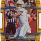 2021 Panini Select Justin Herbert #19 - #/10 Gold Die Cut Chargers