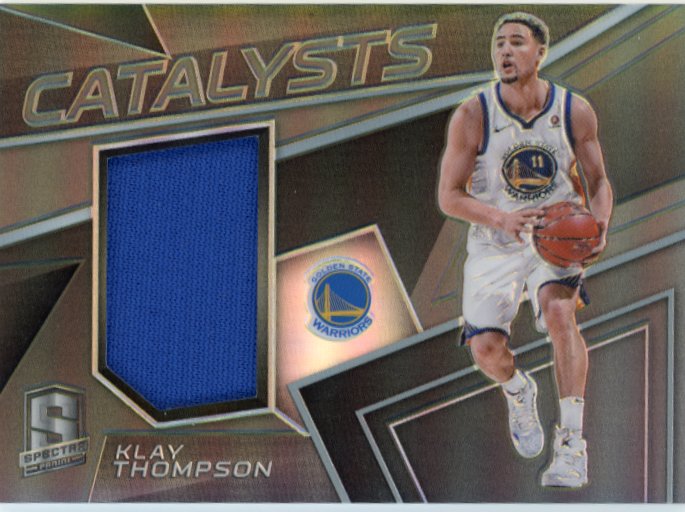 2017/18 Panini Spectra Klay Thompson #CAT-26 - #/199 Patch Warriors