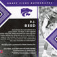 2018 Panini Elite Draft Picks Collegiate D.J. Reed #250 - #/99 Purple Autograph