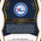 2016/17 Panini Select Ben Simmons #141 - Red Orange White Pulsar 76ers