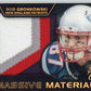 2014 Panini Black Gold Rob Gronkowski #MM-RG - #/25 Massive Materials Patriots