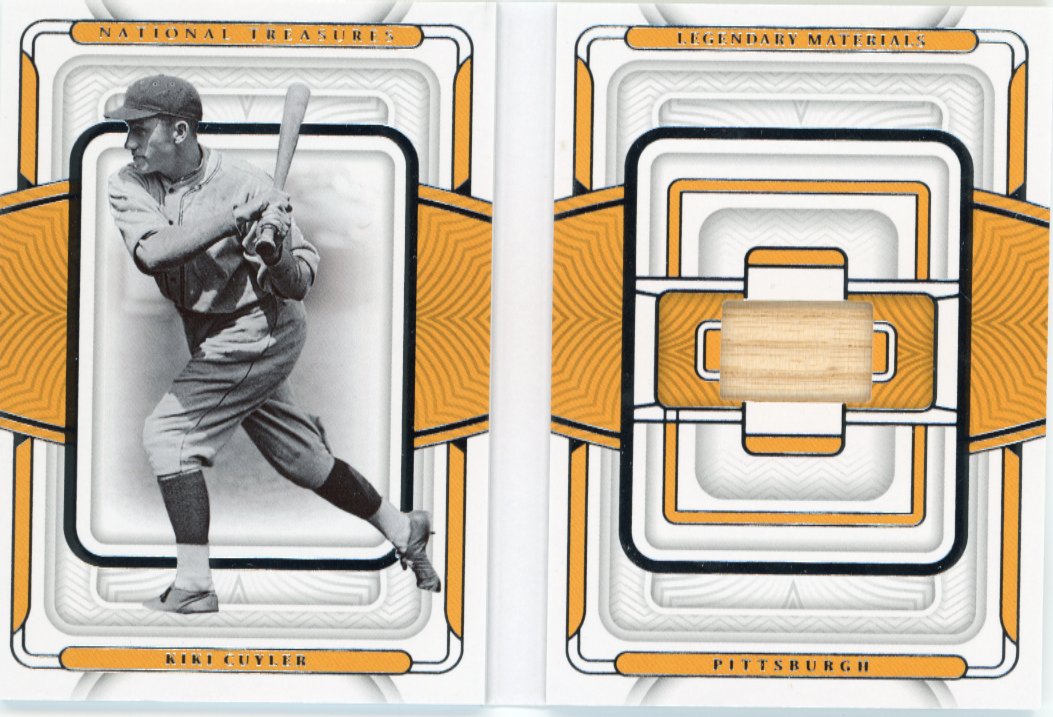 2023 Panini National Treasures Kiki Cuyler Legendary Materials #LMS-KC - Relic #/49 Pirates