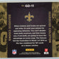 2014 Panini Black Gold Brandin Cooks & Marques Colston Dual Team Symbols #GD-11 - Relic #/99 Saints