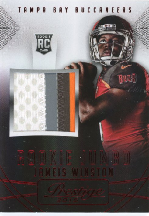 2015 Panini Prestige Jameis Winston Rookie Jumbo RC #RJJ-JW - Relic Buccaneers