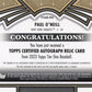 2023 Topps Tier One Paul O'Neill #T1AR-PO - Autograph Relic Yankees