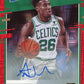 2020/21 Panini Donruss Aaron Nesmith Rated Rookie RC #232 - Autograph Red #/99 Celtics