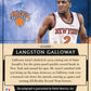 2015/16 Panini Gold Standard Langston Galloway #AU-LG - Autograph #/79 Knicks